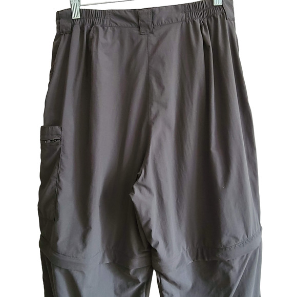 EXOFFICIO Convertible Zip Off Travel Pants Putty Gray Women's 14‎ - Picture 5 of 14